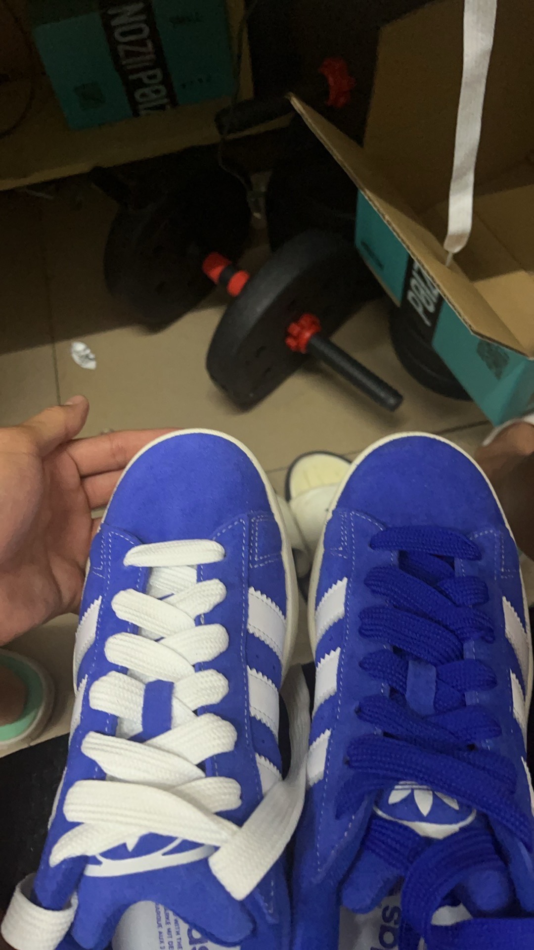 custom review-Adidas Campus 00s Semi Lucid Blue Cloud White