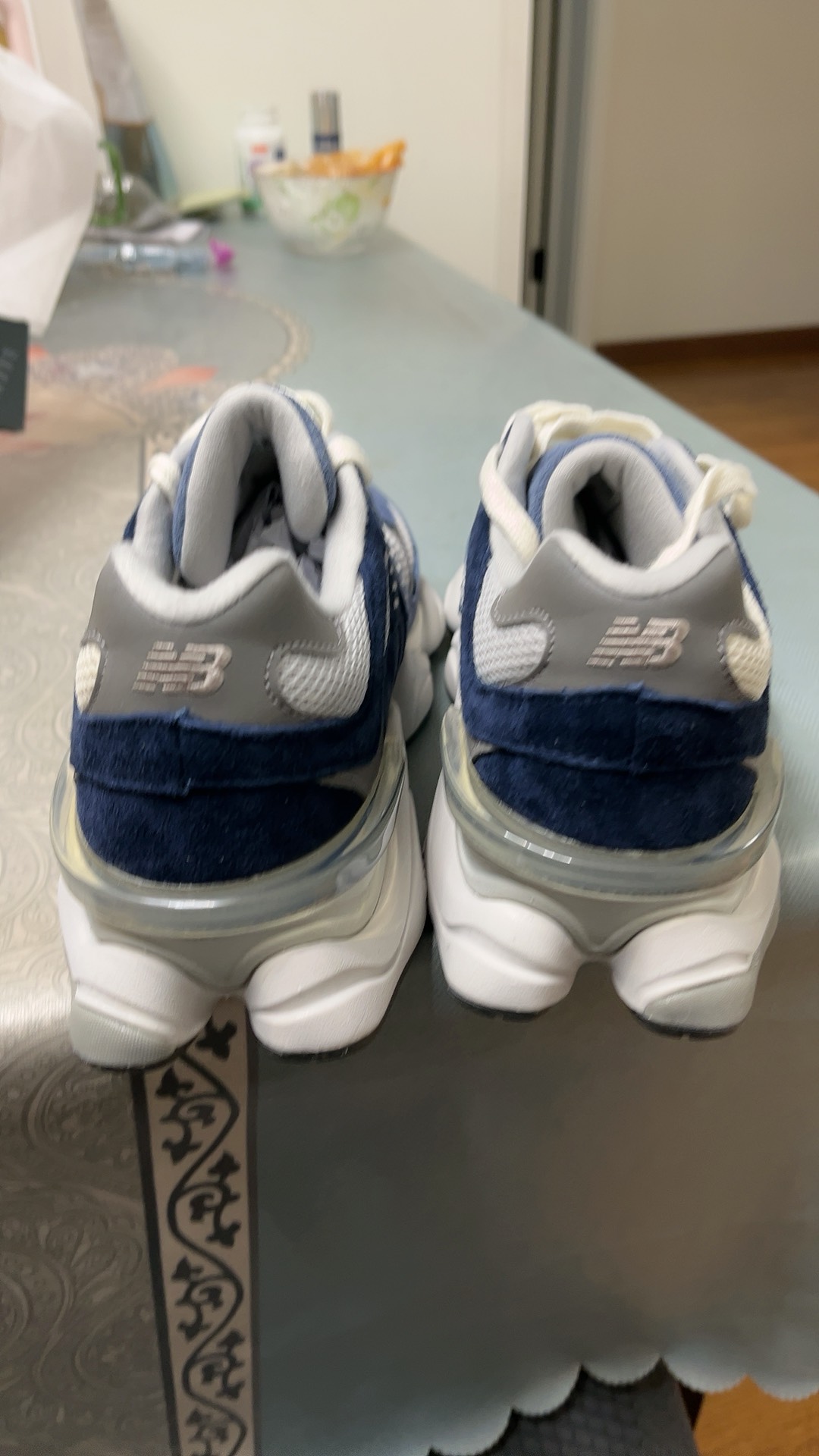 custom review-New Balance NB 9060 Low Топ Кэжуал Унисекс Light Синий