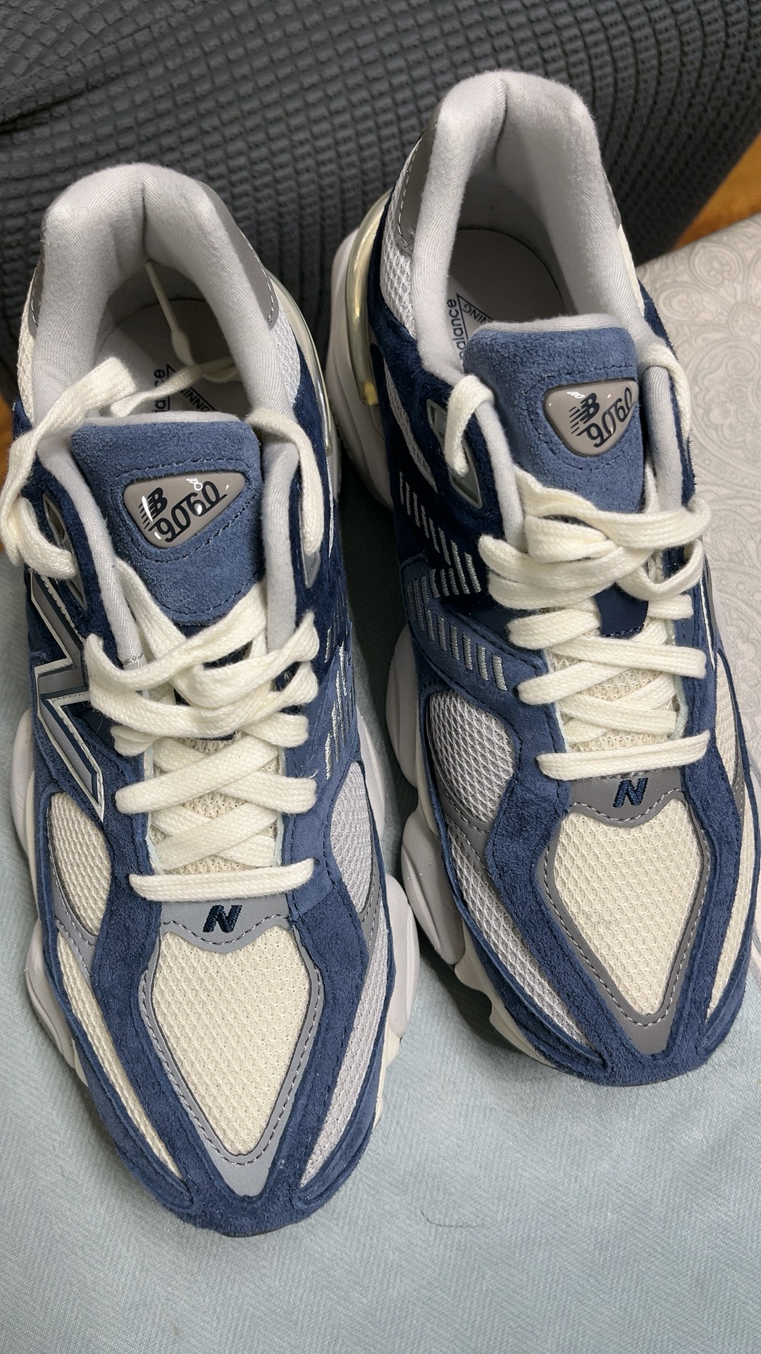 custom review-New Balance NB 9060 Low Топ Кэжуал Унисекс Light Синий