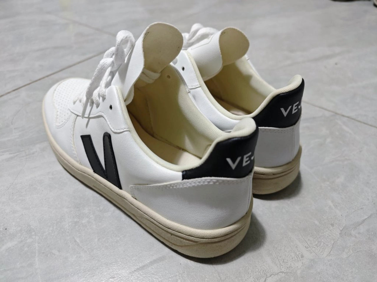custom review-VEJA V 10 Low Топ Стильная Обувь для Скейтбординга Унисекс Белый Черный
