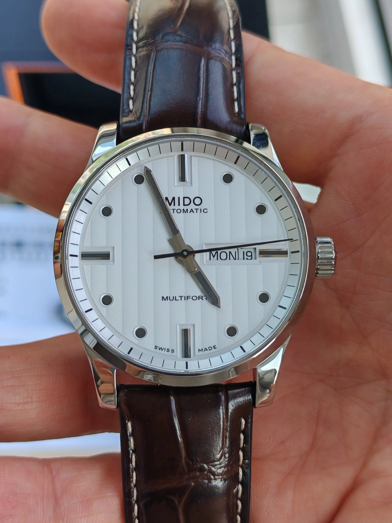 美度舵手系列机械表男士腕表