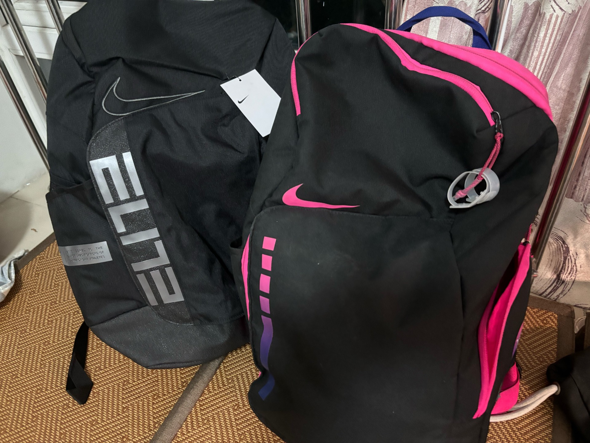 custom review-Nike Ткань Рюкзак Стандартный Унисекс Черный