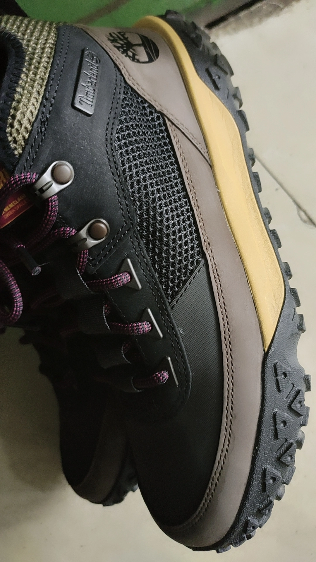 custom review-Timberland Greenstride Motion 6 противоскользящий MID топ походная обувь мужская черный коричневый