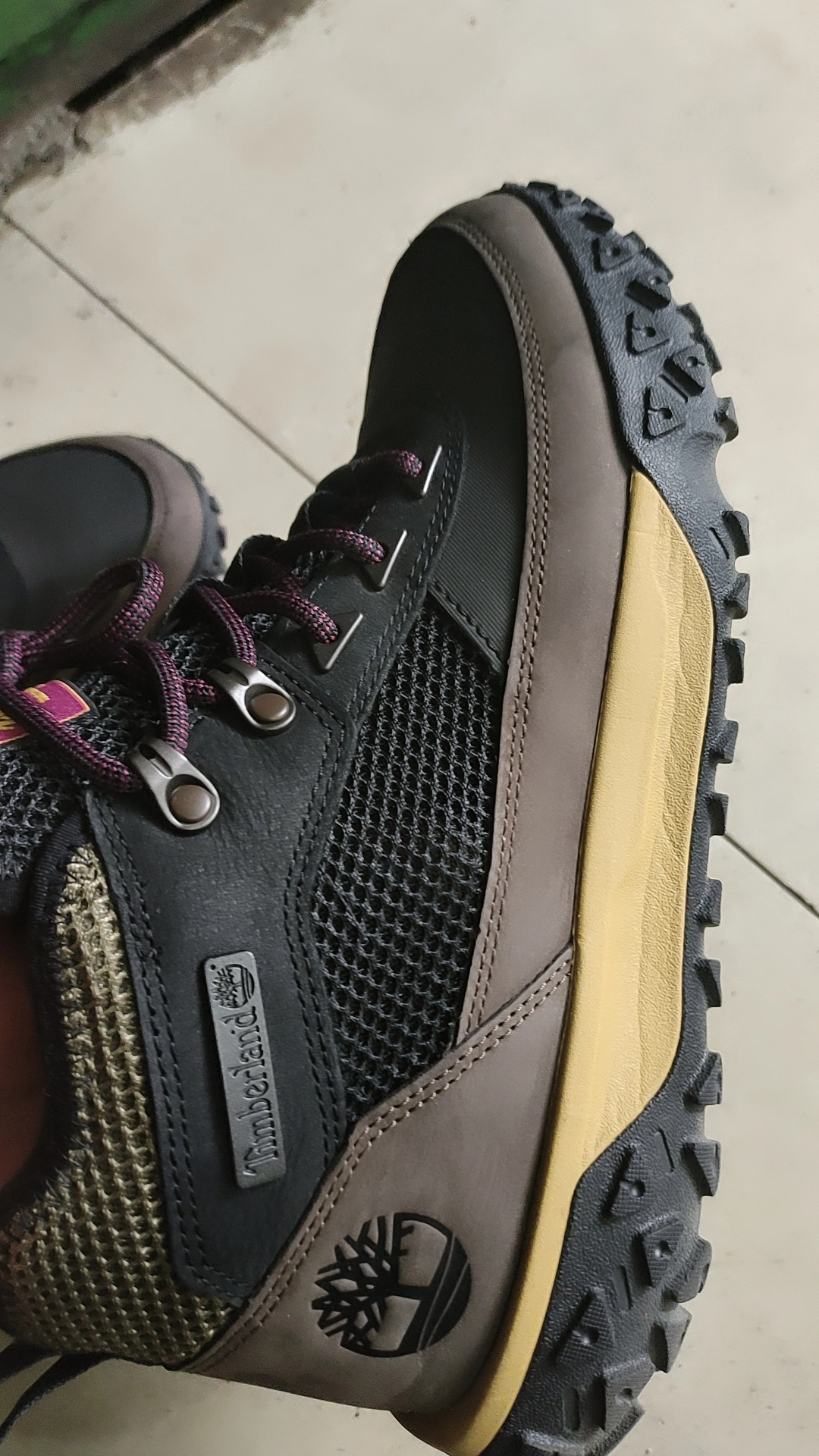 custom review-Timberland Greenstride Motion 6 противоскользящий MID топ походная обувь мужская черный коричневый