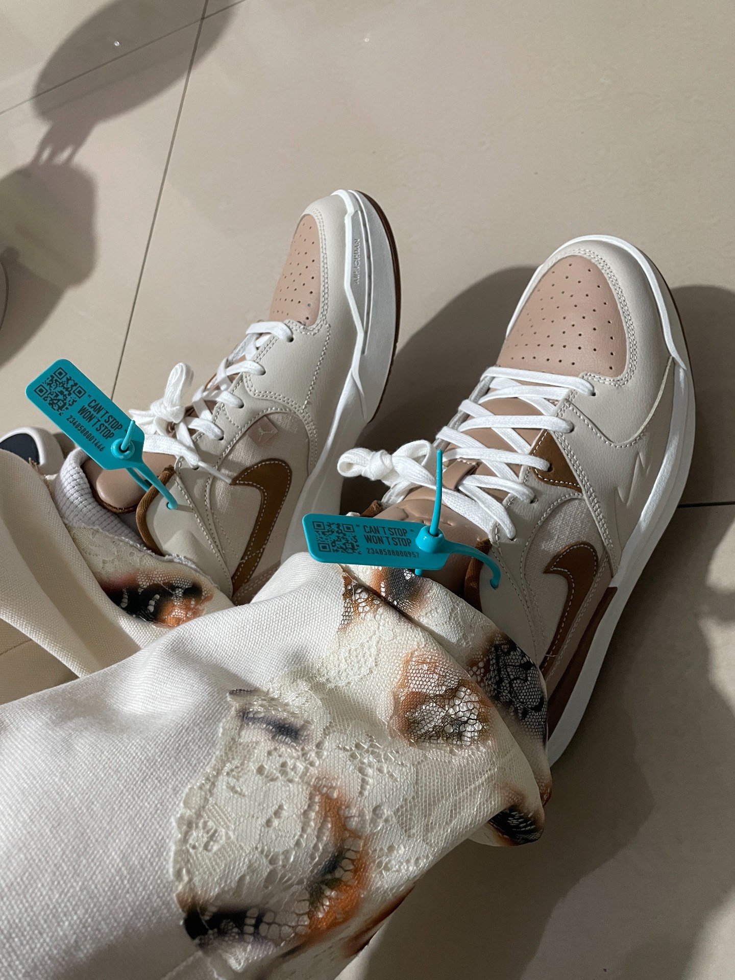 custom review-Джордан Stadium 90 Амортизация Низкий Топ Повседневный Мужской Бежевый Коричневый