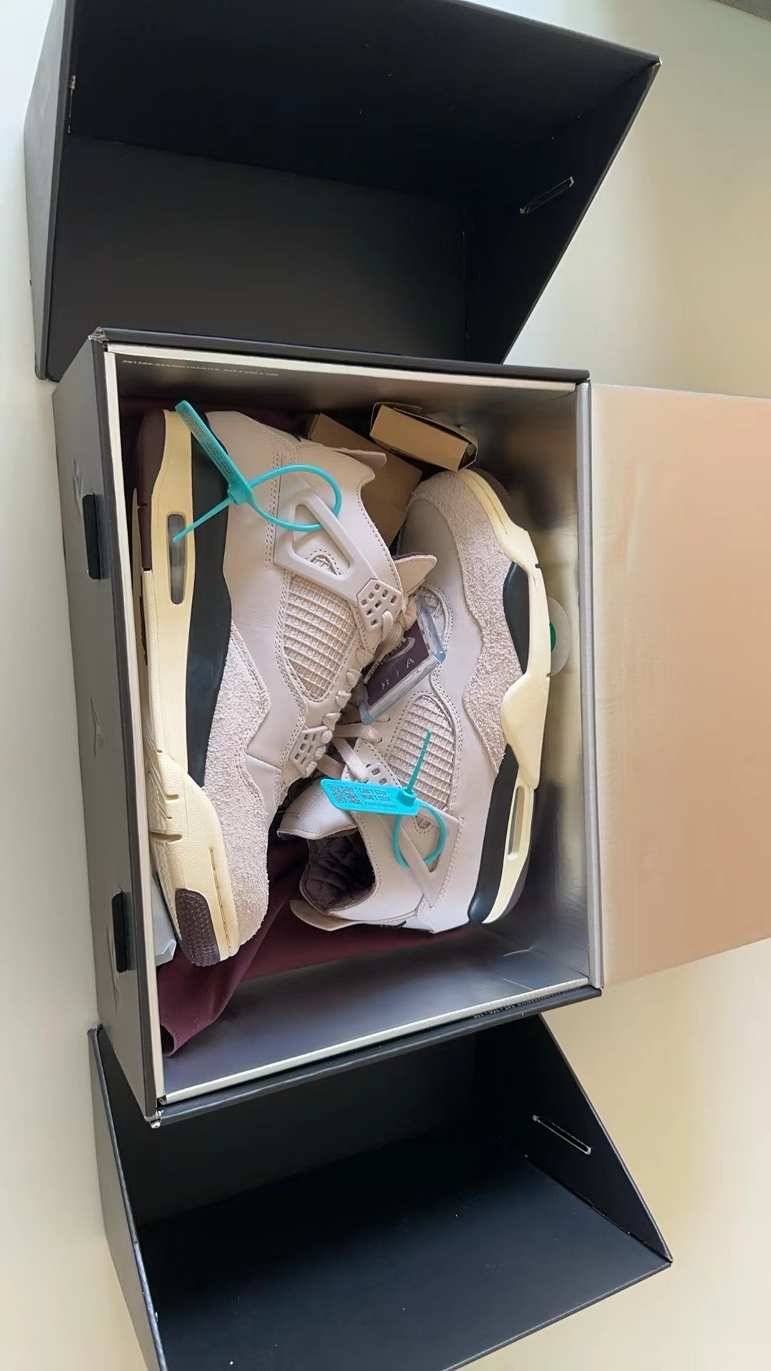 custom review-JORDAN 4 Retro Og Sp A Ma Maniére While You Were Sleeping Women's