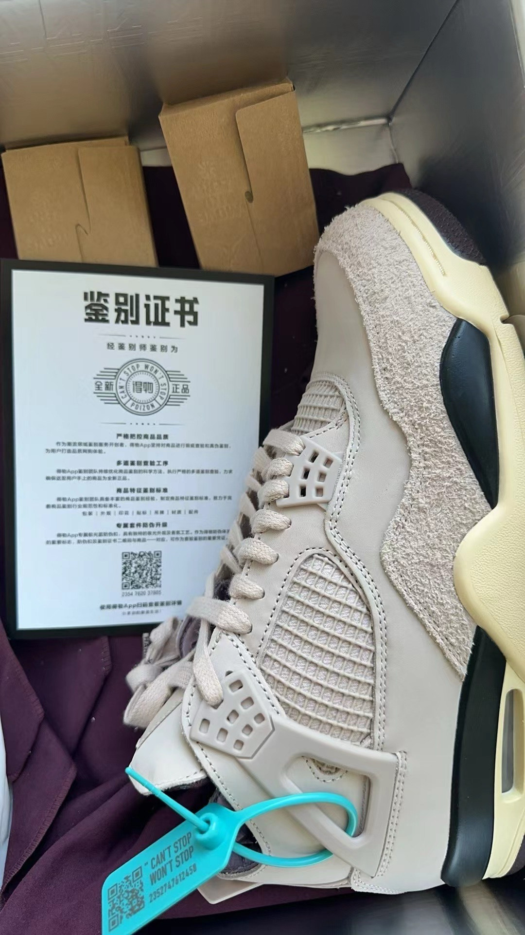 custom review-JORDAN 4 Retro Og Sp A Ma Maniére While You Were Sleeping Women's