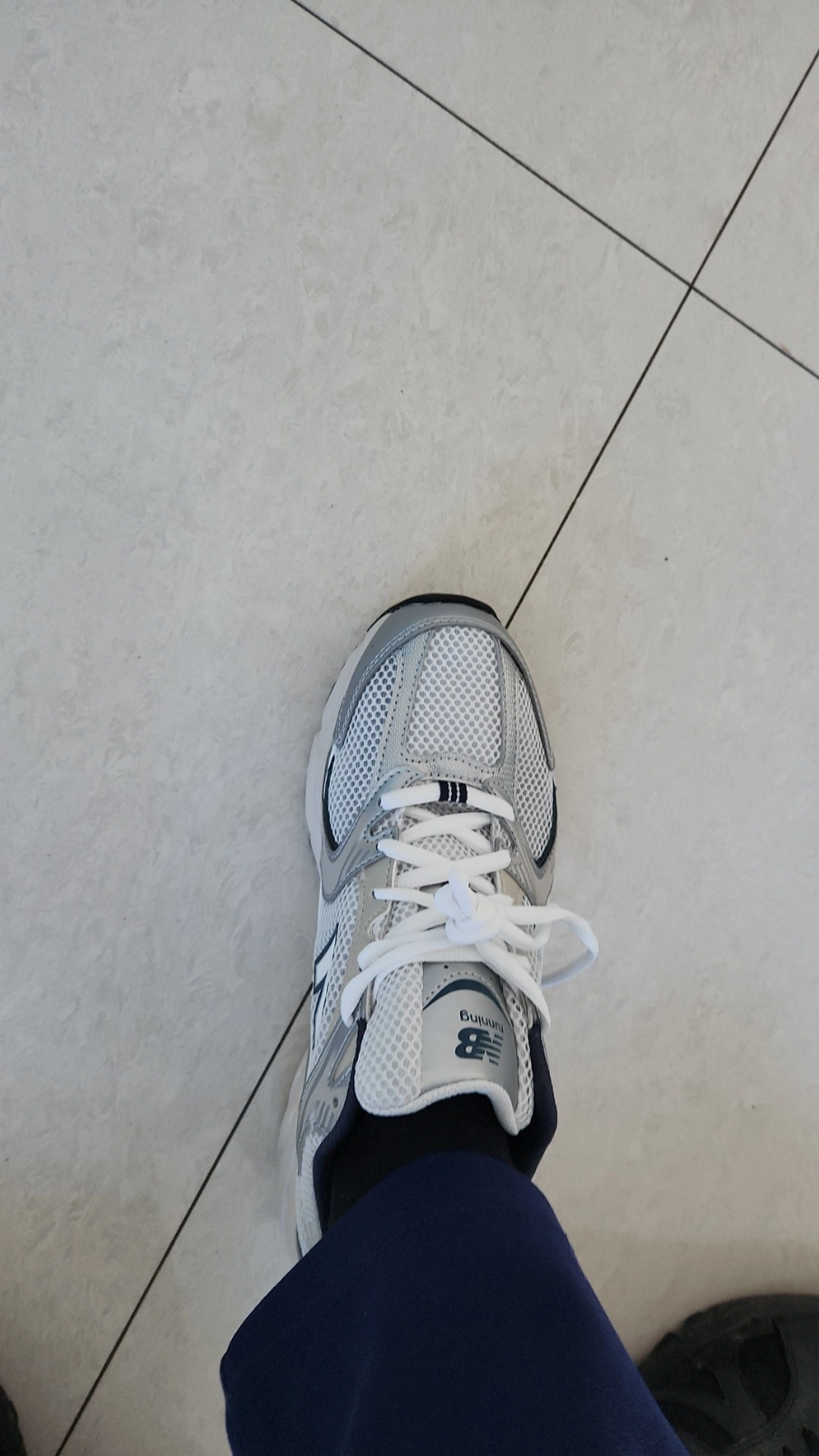 custom review-New Balance NB 530 Low Топ Беговые кроссовки Унисекс Экрю Серебряный