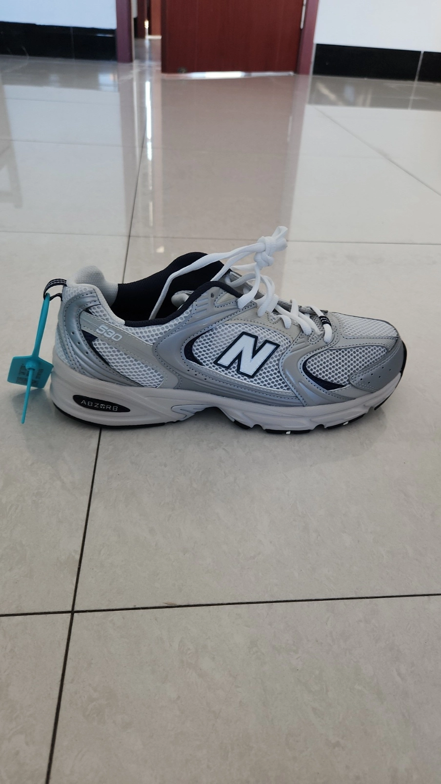 custom review-New Balance NB 530 Low Топ Беговые кроссовки Унисекс Экрю Серебряный