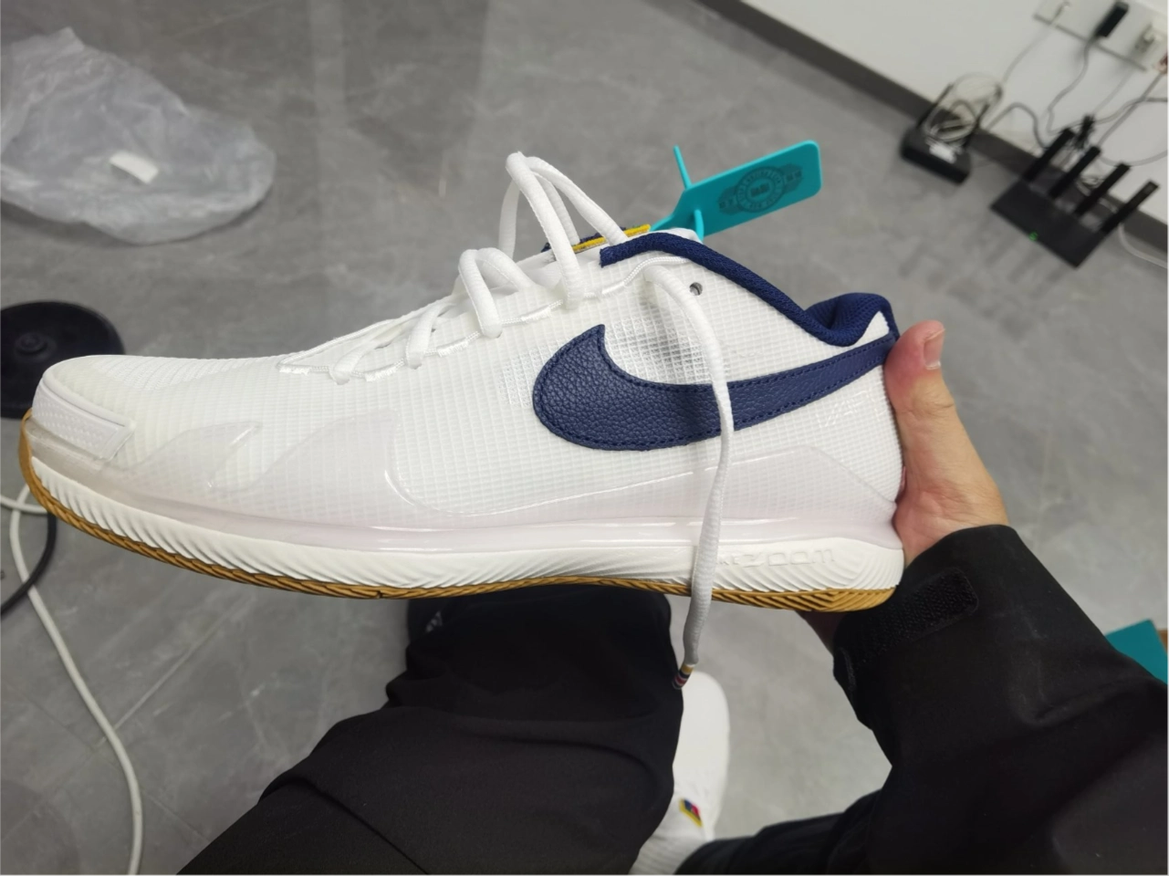custom review-Nike Court Air Zoom Vapor Pro 'Summit White Binary Blue'