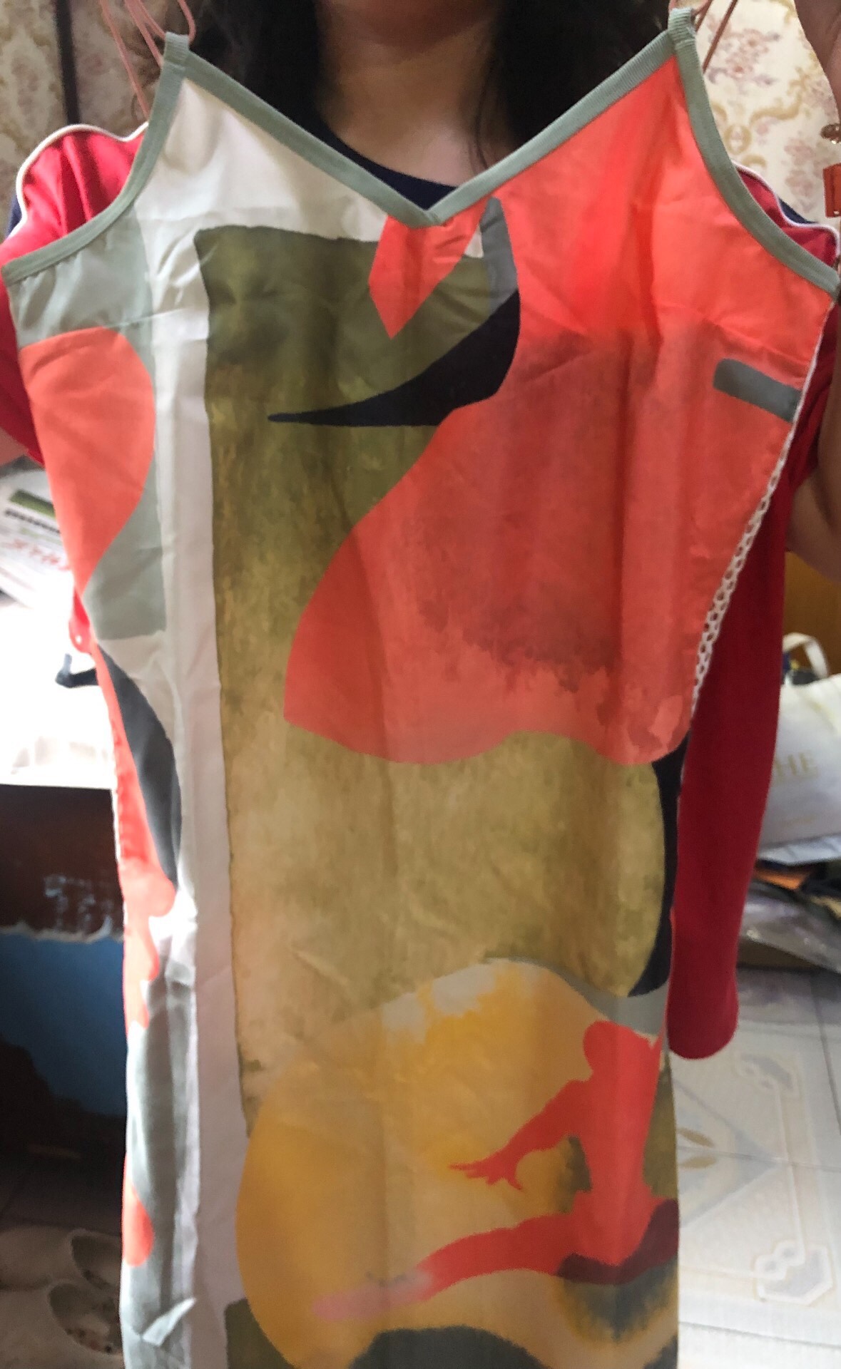 custom review-Джордан Красный Женские Платья без рукавов