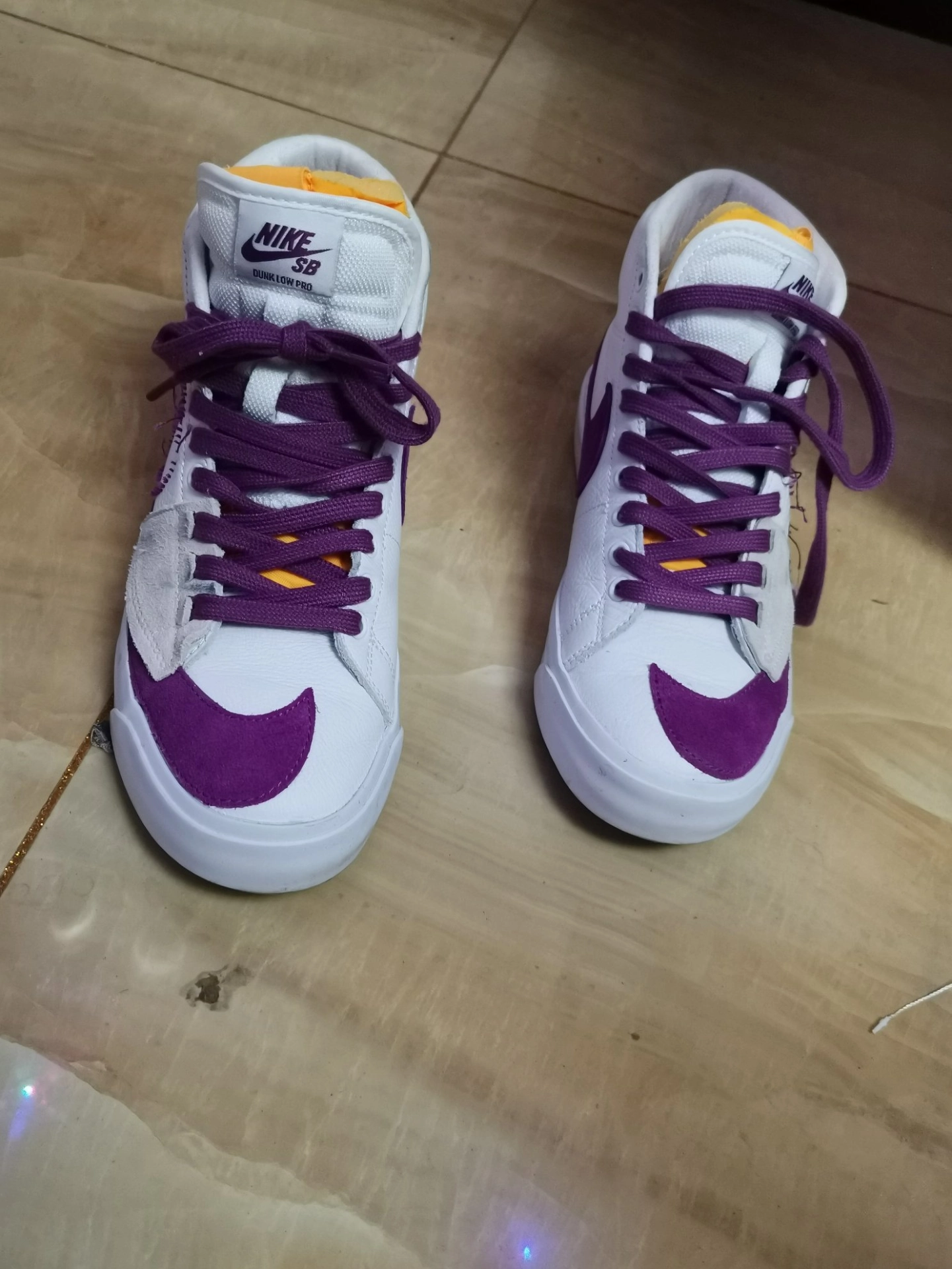 custom review-Nike SB Zoom Blazer MID Edge L MID Топ Скейтборд Кроссовки Унисекс Белый Фиолетовый