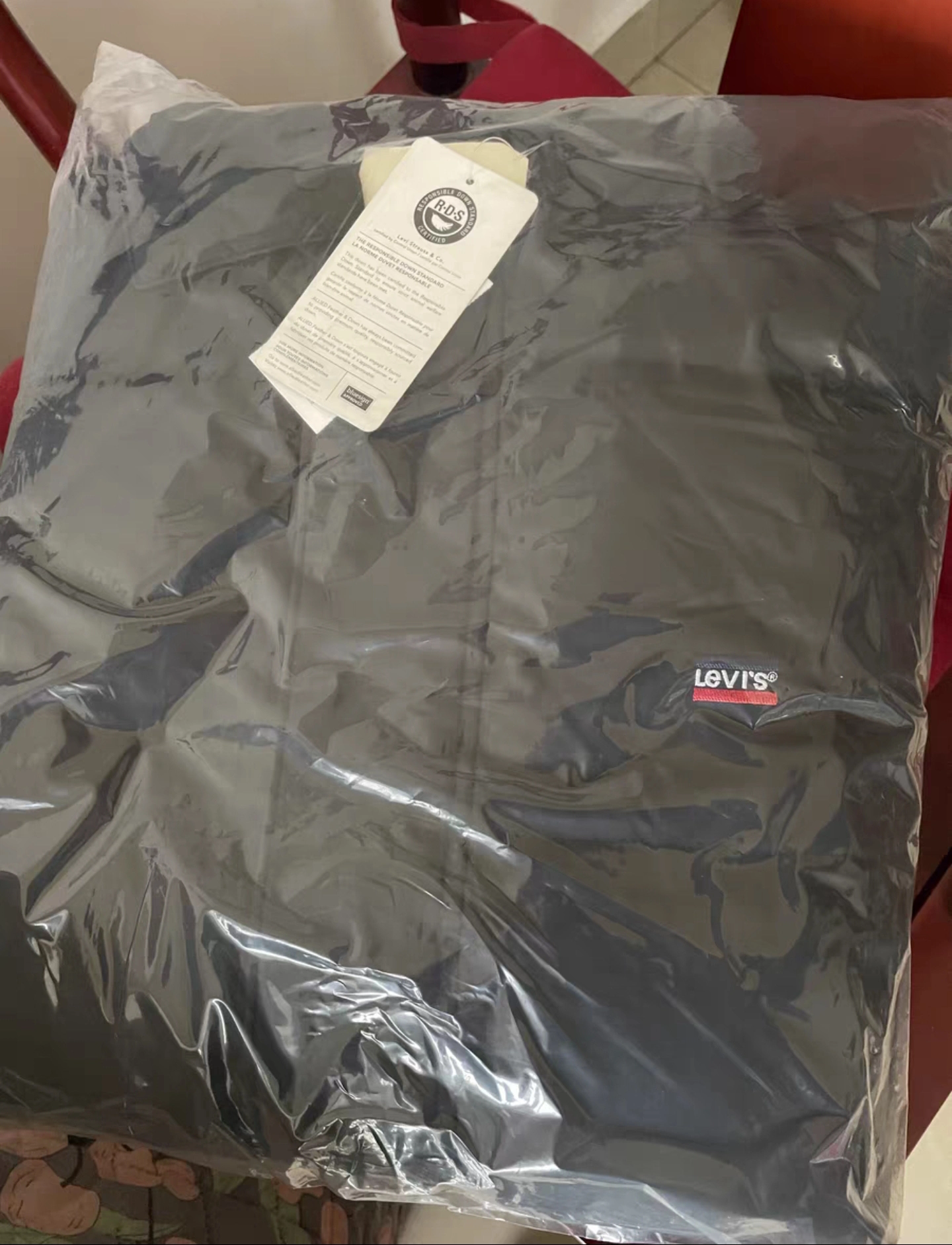 custom review-Levis Черный Мужской Пуховик