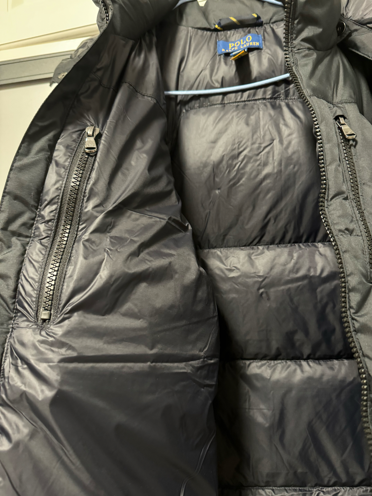 custom review-Polo Ralph Lauren Пуховик FW23 Обсидиан Черный Детский