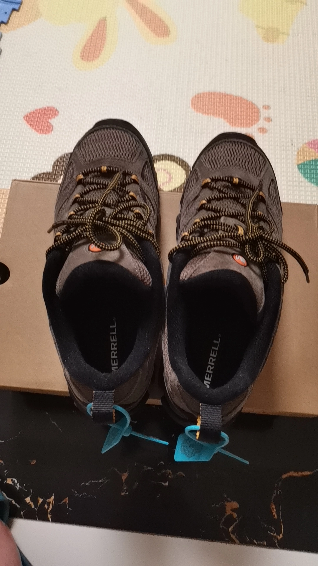 custom review-MERRELL MOAB 3 Противоскользящий устойчивый к истиранию сцепление низкий верх уличная обувь мужская коричневый черный