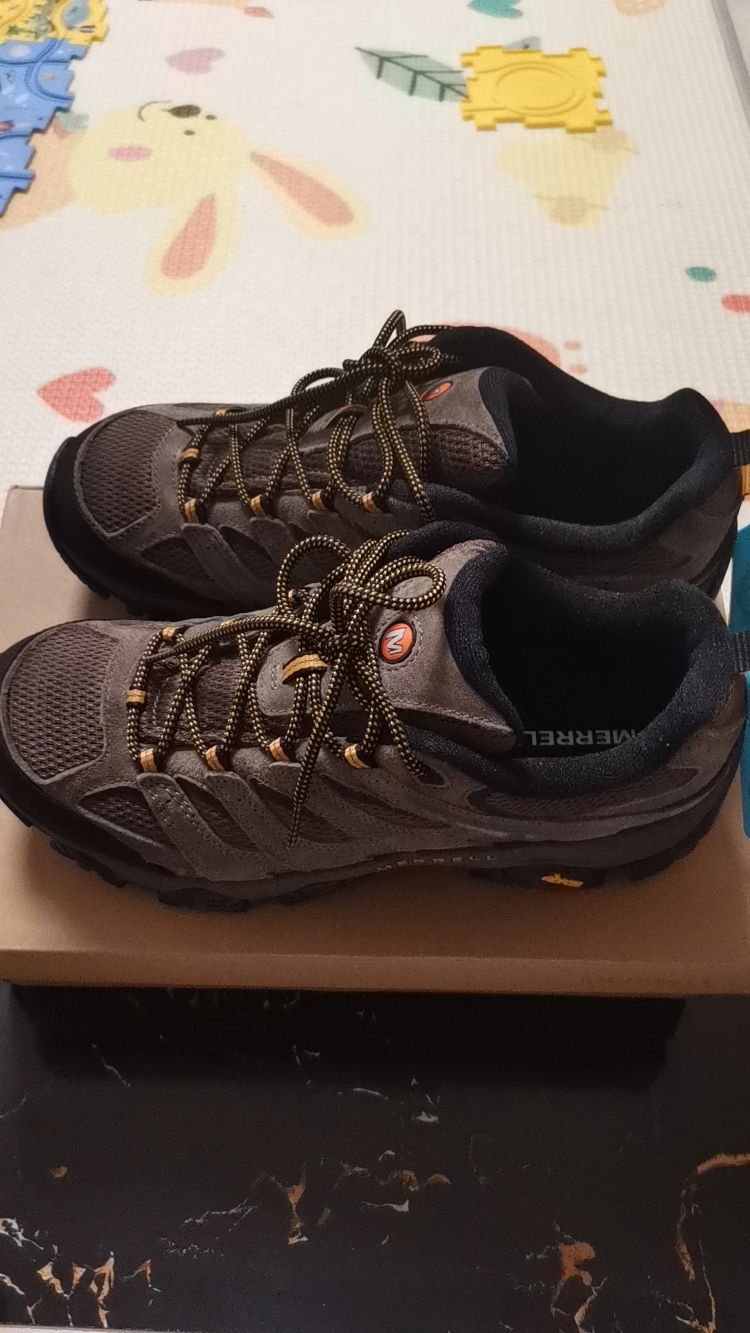 custom review-MERRELL MOAB 3 Противоскользящий устойчивый к истиранию сцепление низкий верх уличная обувь мужская коричневый черный