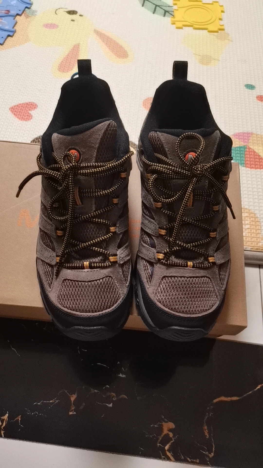 custom review-MERRELL MOAB 3 Противоскользящий устойчивый к истиранию сцепление низкий верх уличная обувь мужская коричневый черный