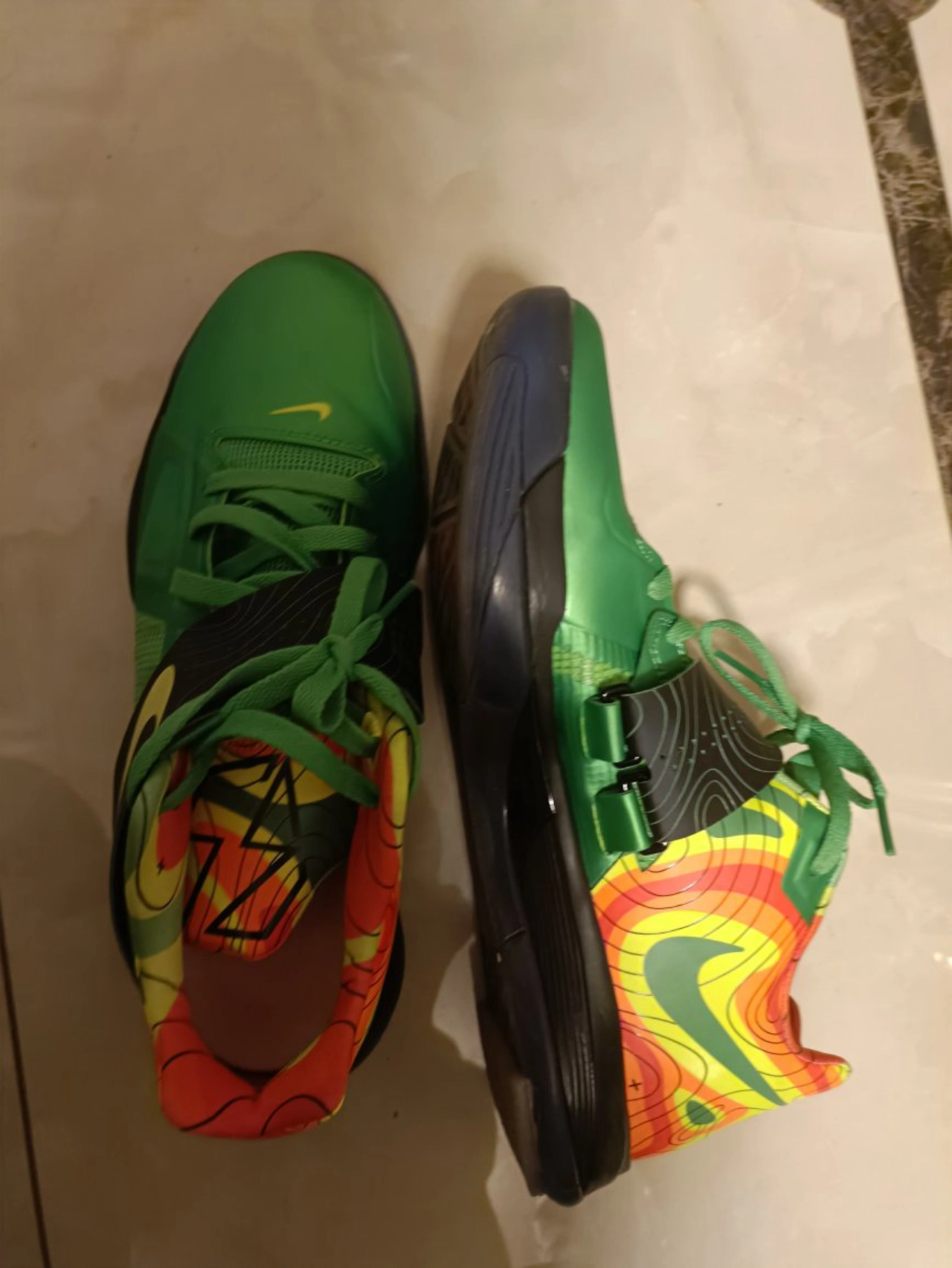 custom review-Nike Kd 4 'Weatherman'