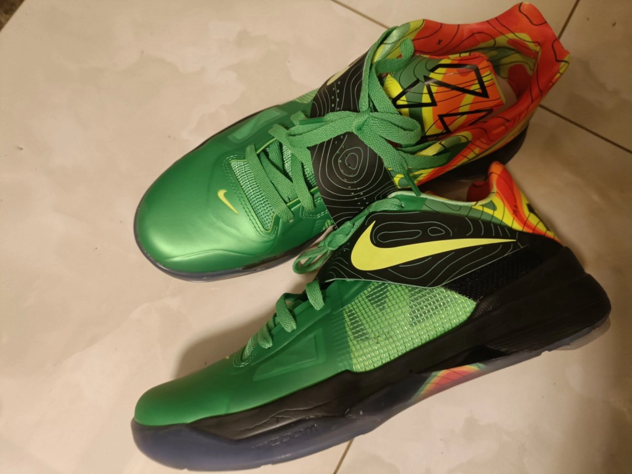custom review-Nike Kd 4 'Weatherman'