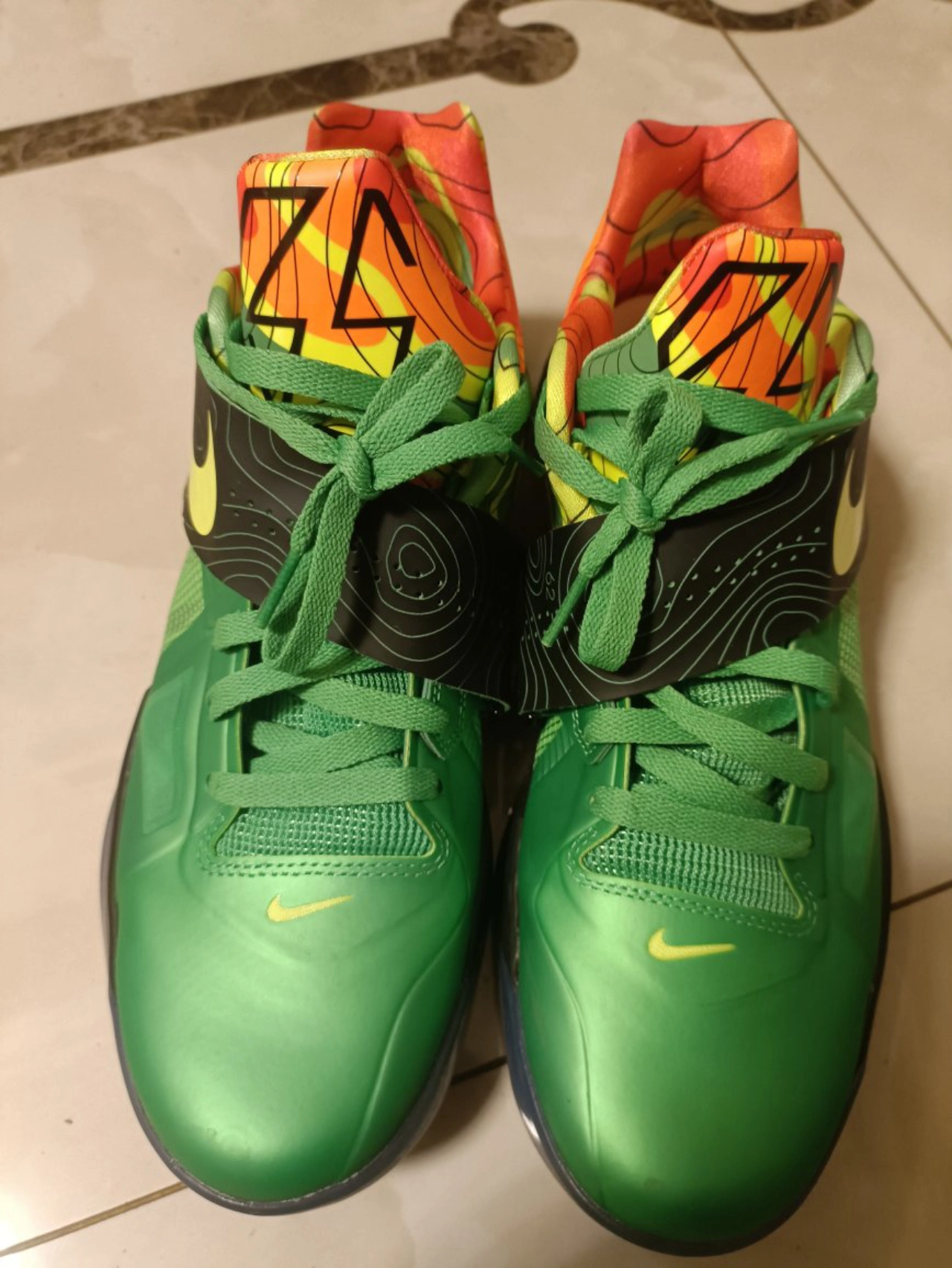 custom review-Nike Kd 4 'Weatherman'