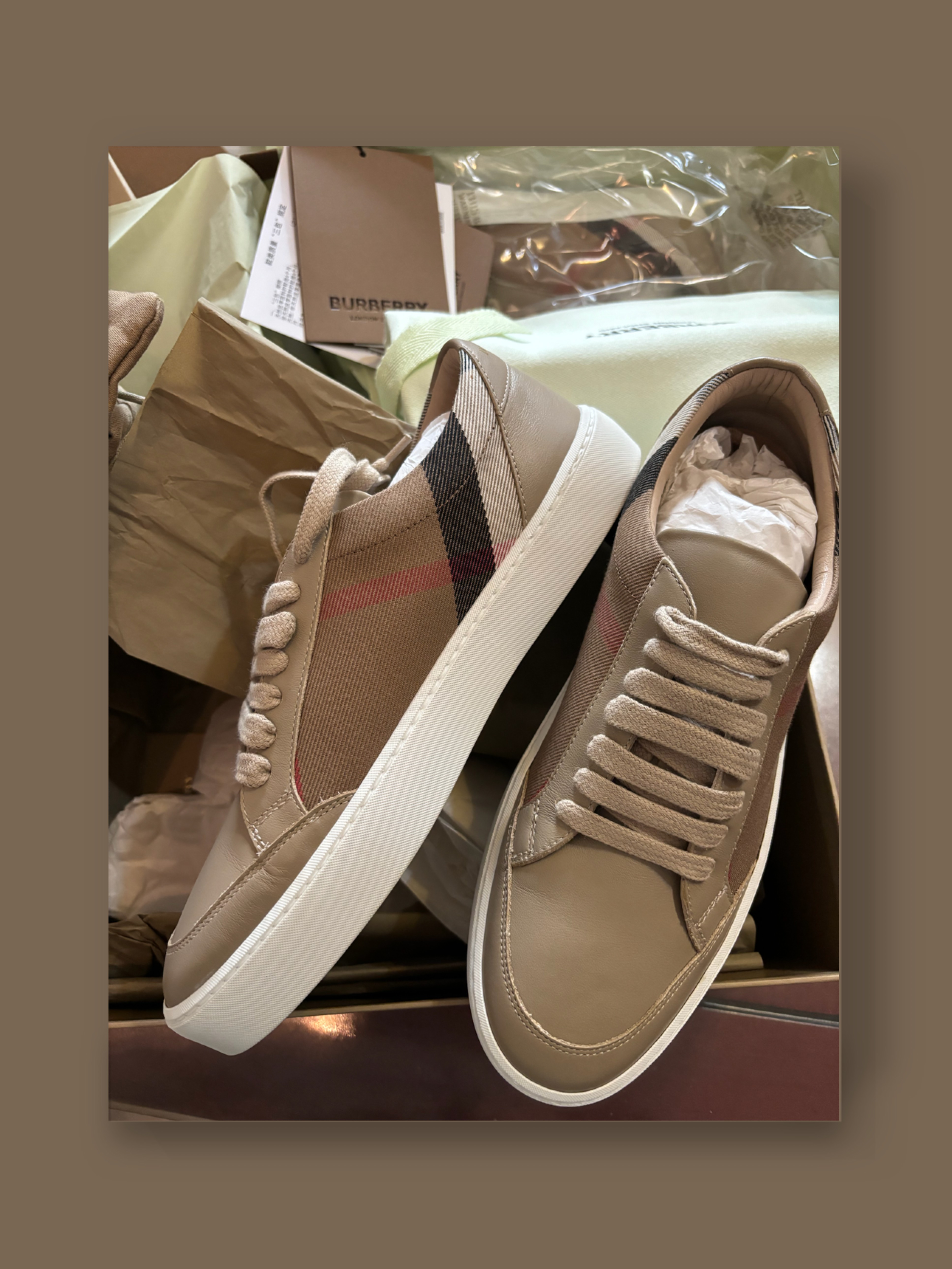 分享宝藏生活休闲鞋 #burberry
