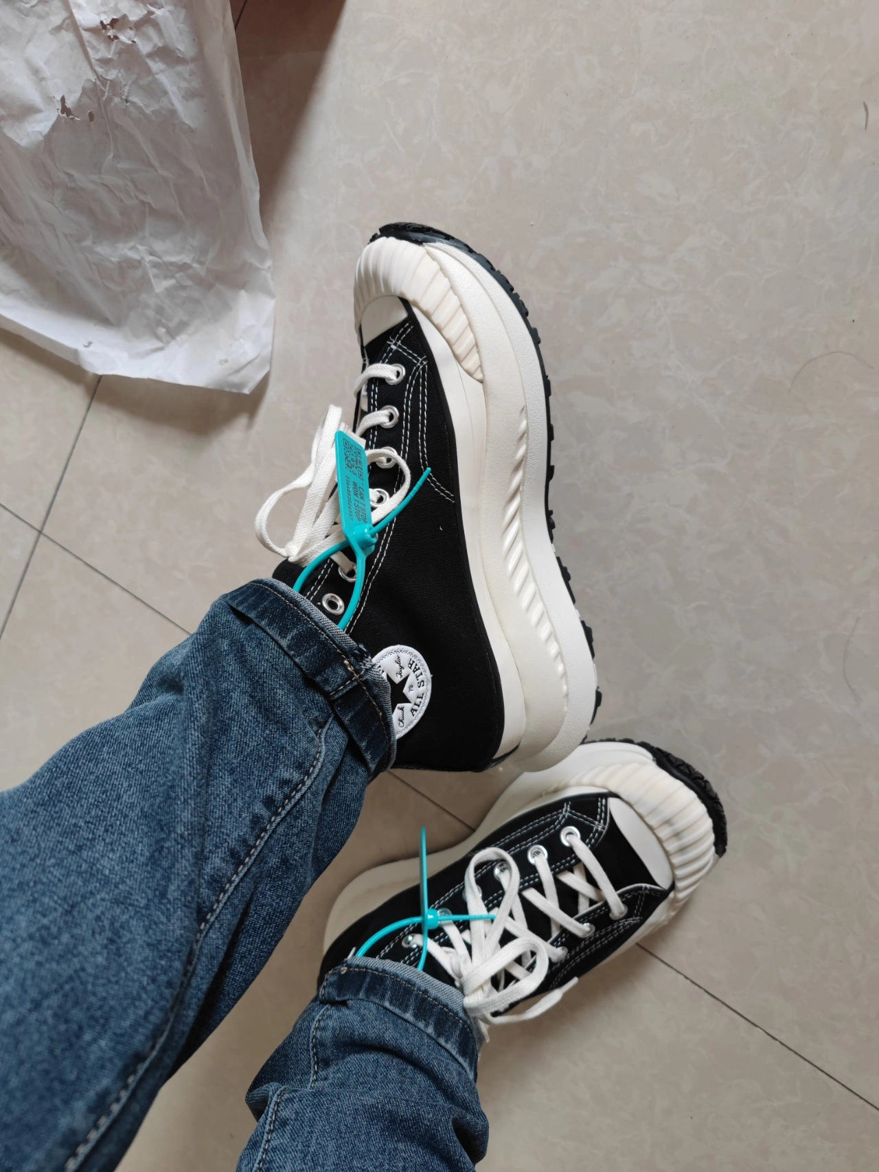 custom review-Converse Chuck 70 AT CX Устойчивые к истиранию покрытие Высокие кеды Унисекс Черный Белый
