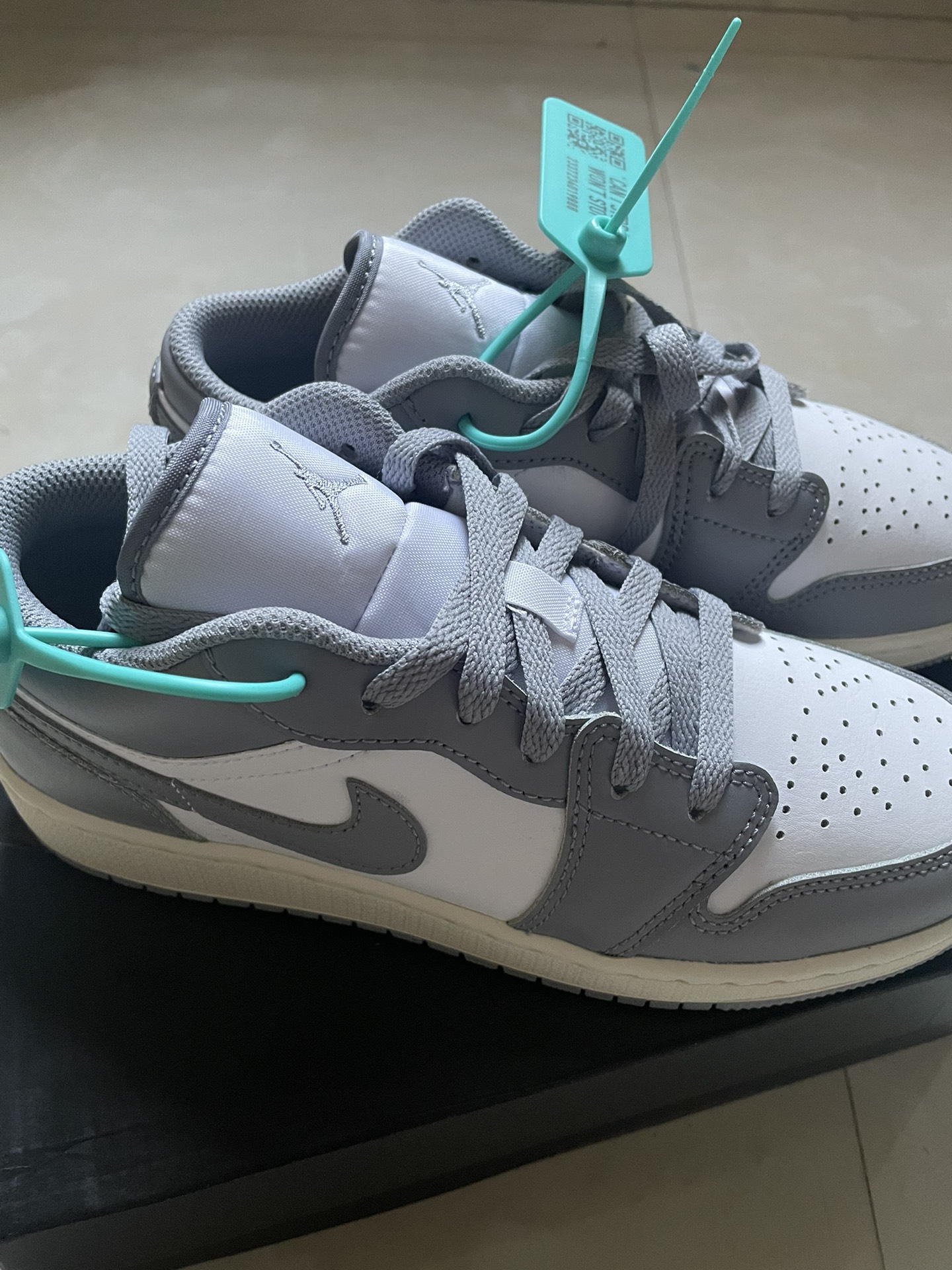 custom review-JORDAN Air Jordan 1 Детские баскетбольные кроссовки Low Топ Унисекс