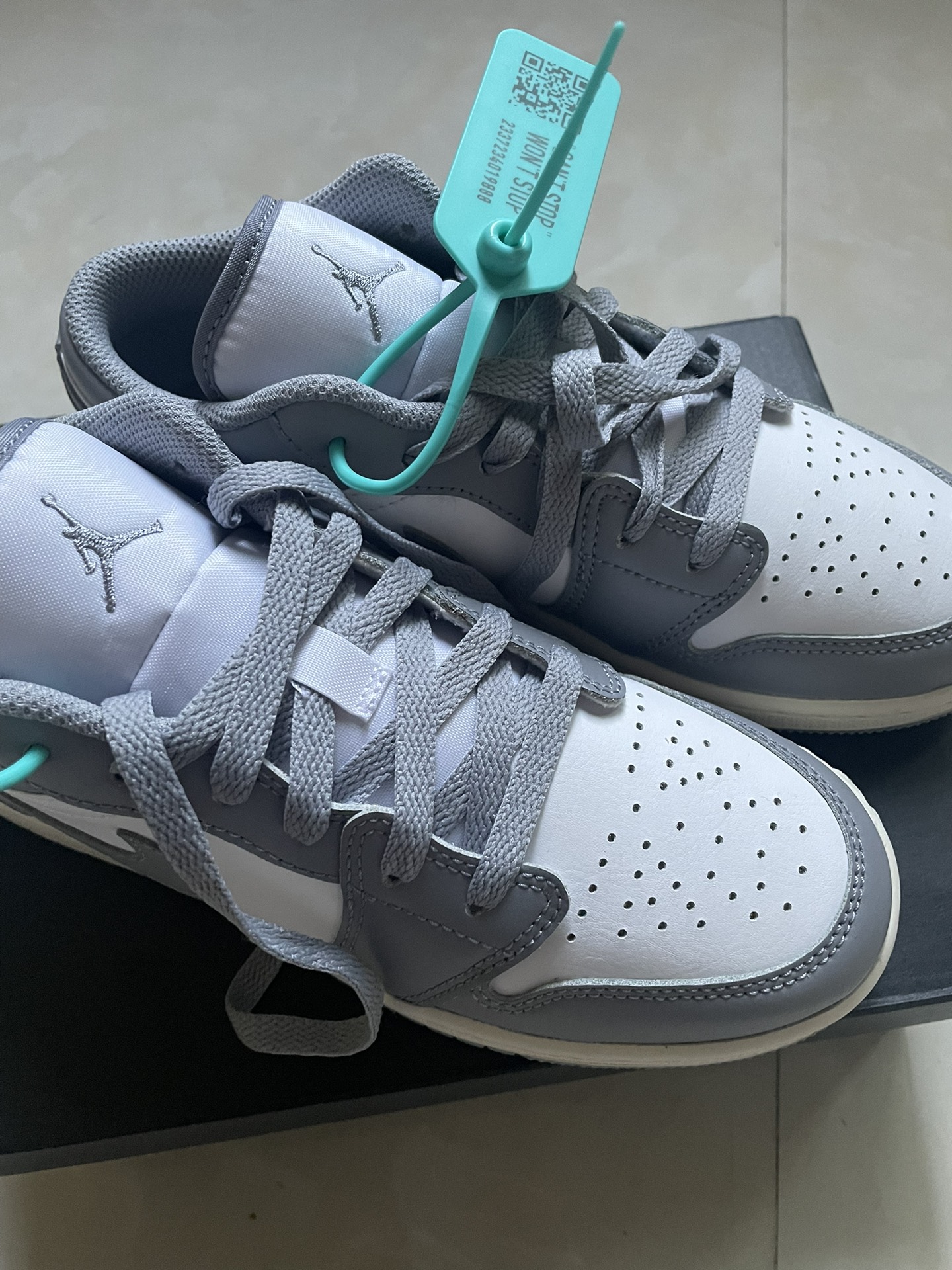 custom review-JORDAN Air Jordan 1 Детские баскетбольные кроссовки Low Топ Унисекс