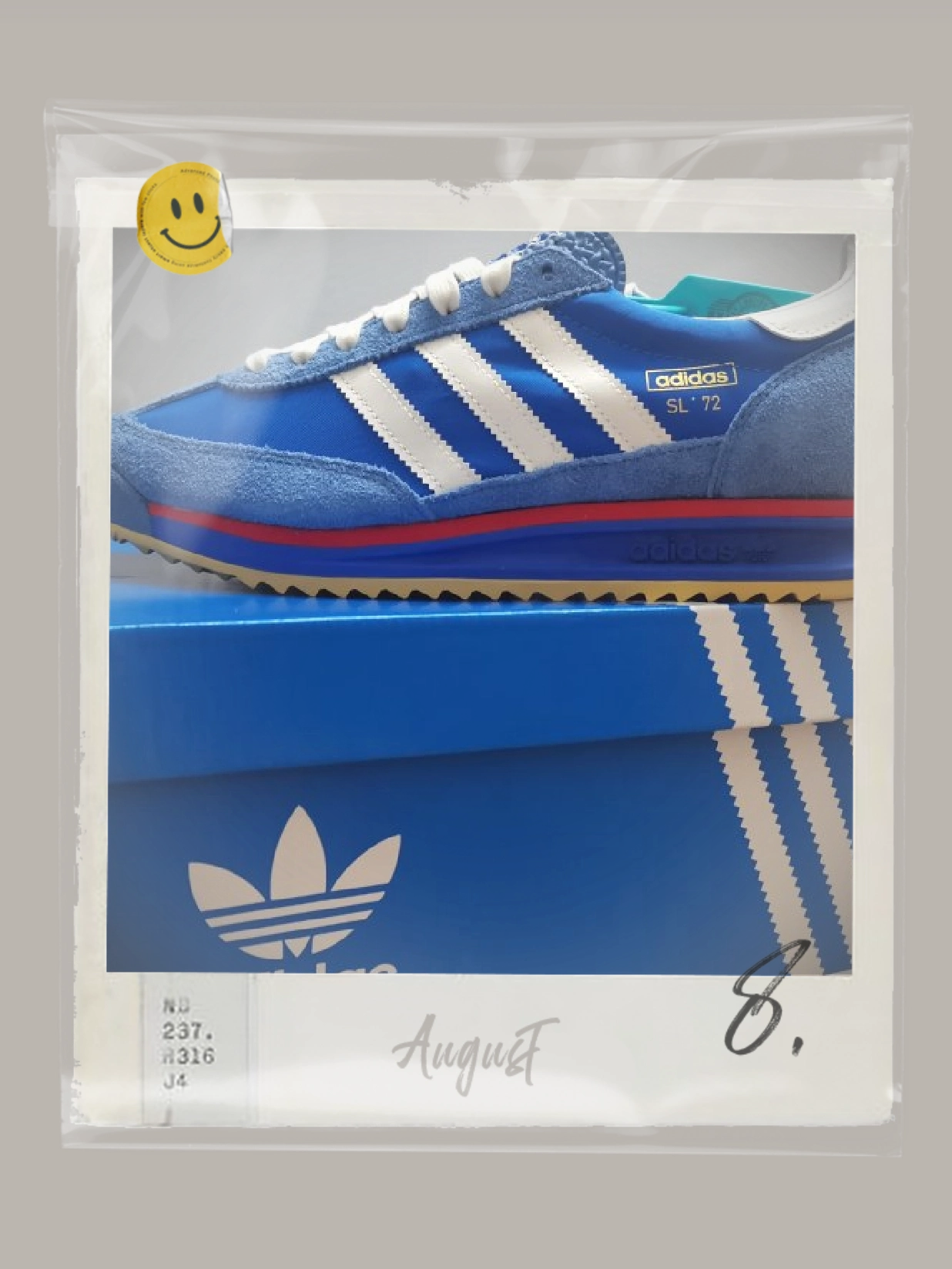 custom review-Adidas Originals SL 72 RS Slip-Resistant Низкий Топ Повседневная Обувь Унисекс Синий Белый