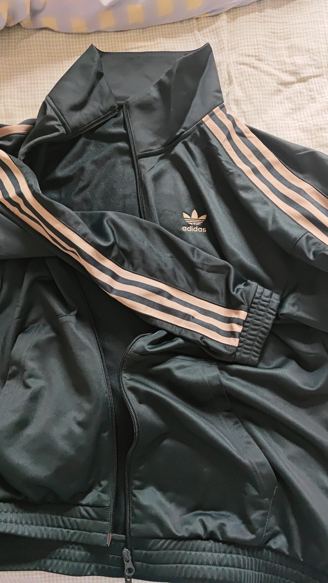 custom review-Adidas Originals Ретро Куртка Унисекс Темно-зеленый