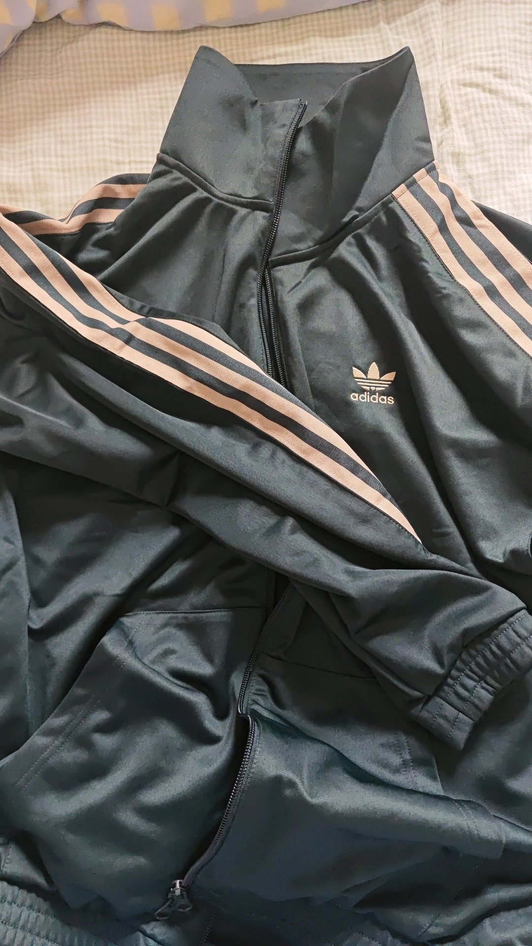 custom review-Adidas Originals Ретро Куртка Унисекс Темно-зеленый