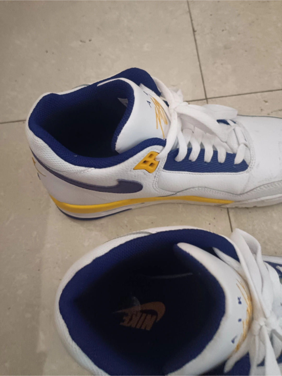 custom review-Nike Air Flight Legacy Lakers Home