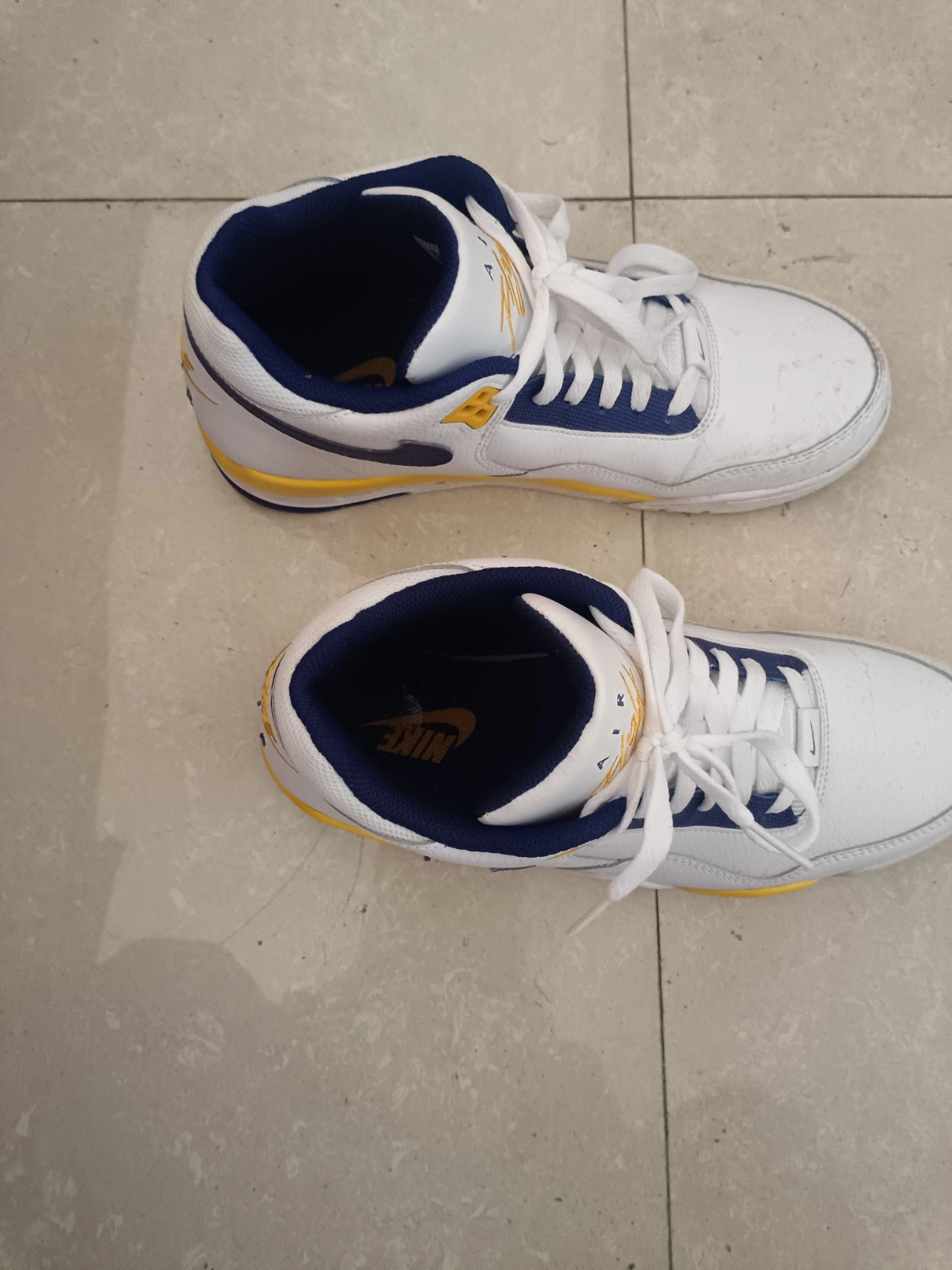 custom review-Nike Air Flight Legacy Lakers Home