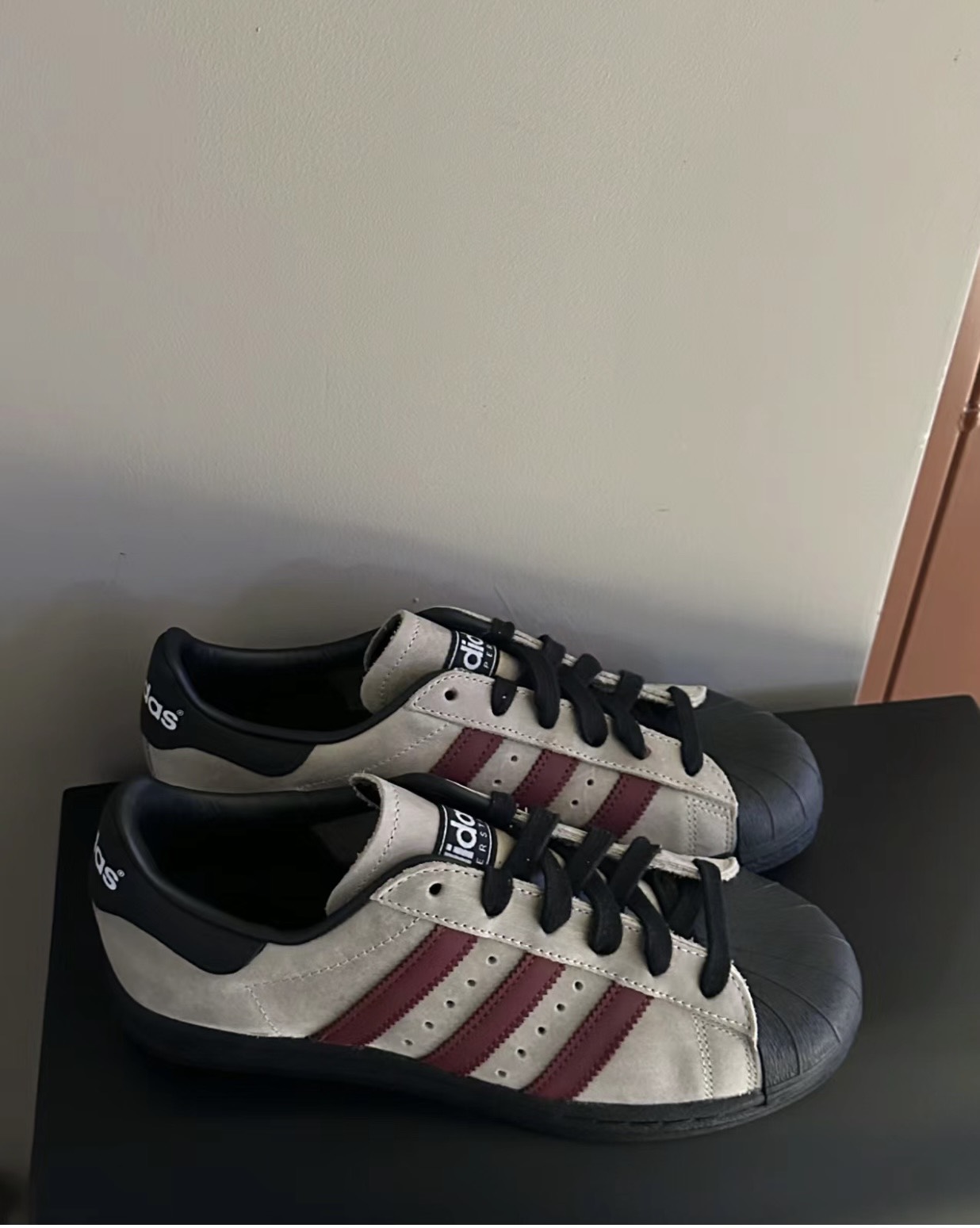 custom review-Adidas Originals Superstar 82 Амортизация Износостойкие Низкие Кроссовки для Скейтбординга Унисекс Бежево-Коричневые