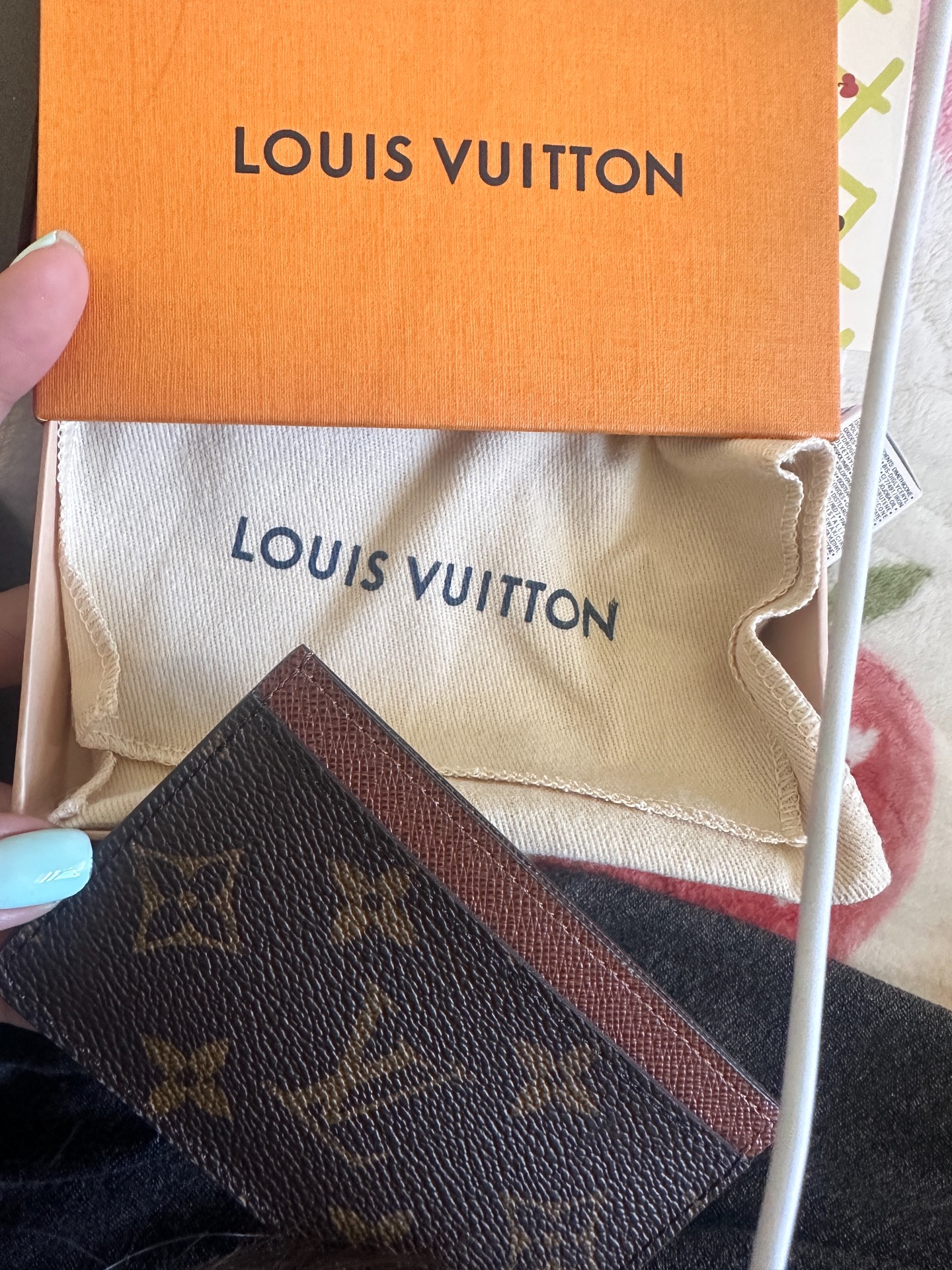 custom review-LOUIS VUITTON Холст Картхолдер Стандартный Женский Коричневый