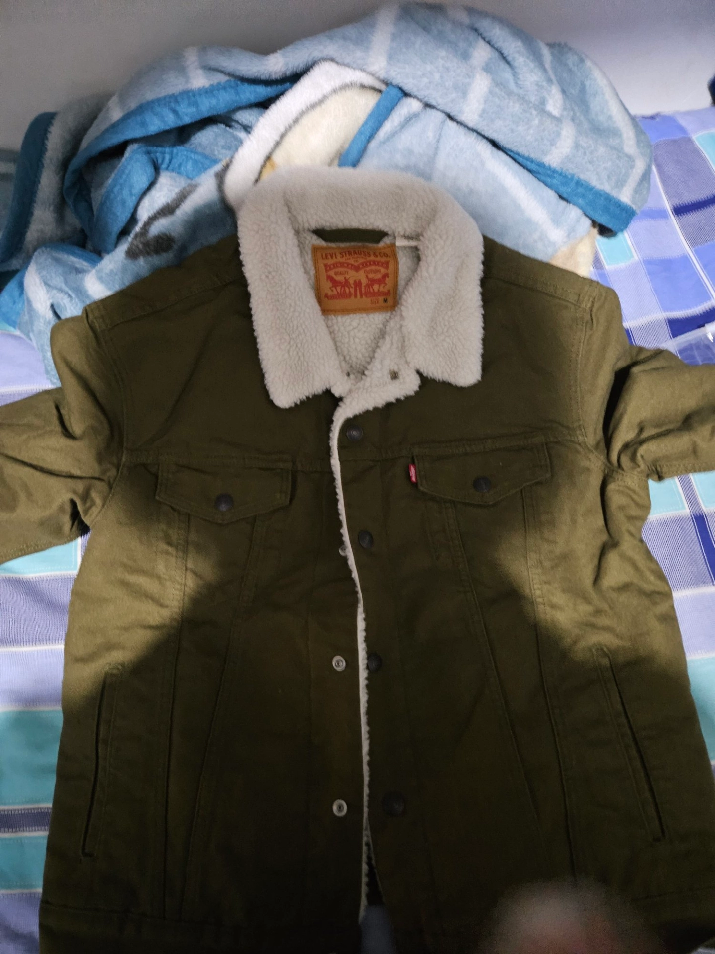 custom review-Levi's FW22 Куртка Унисекс Армейский зеленый