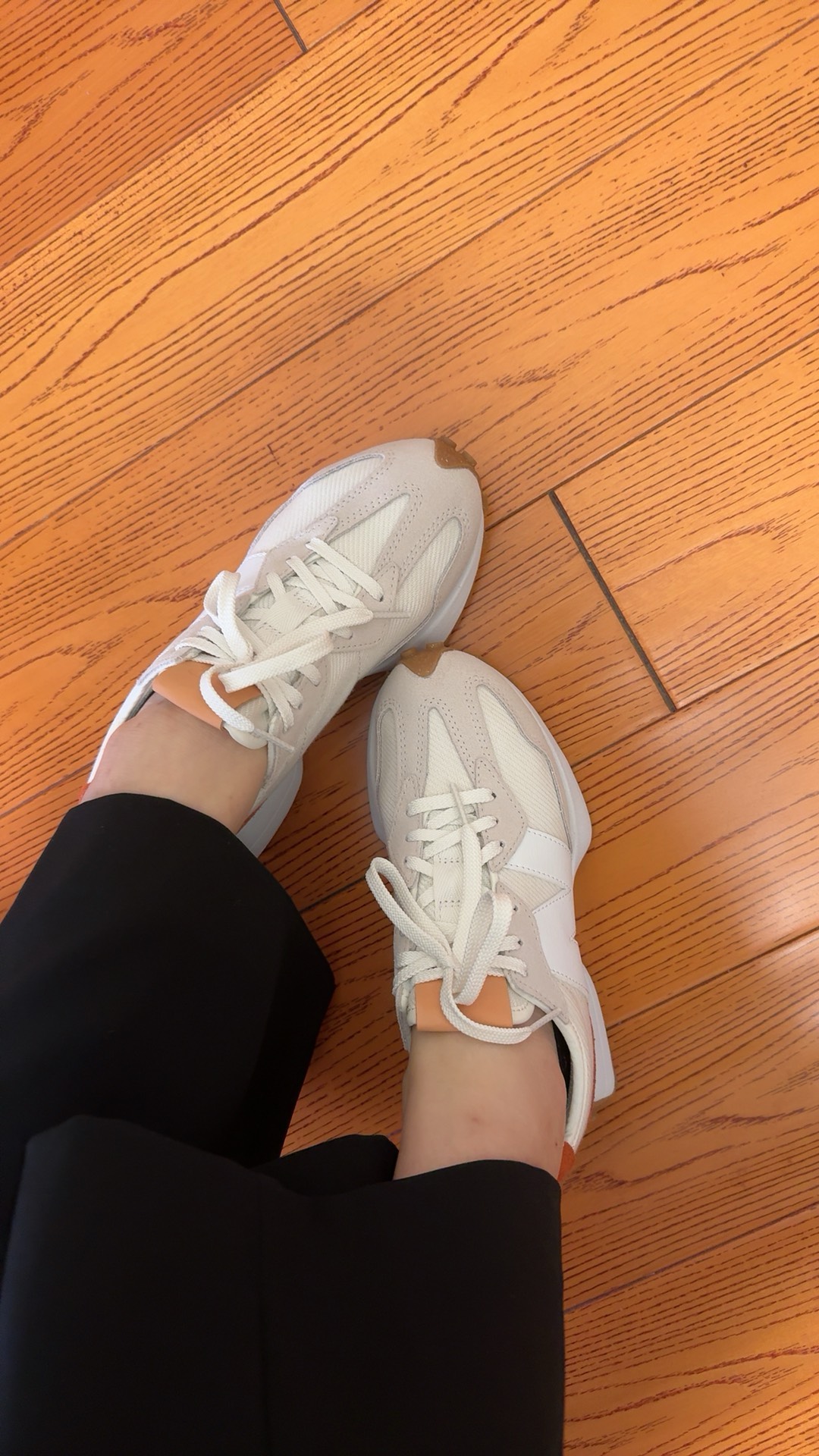 custom review-New Balance NB 327 Амортизация Устойчивость к истиранию Дышащий Верх Низкий Топ Повседневные Беговые кроссовки Женские Светло-серый