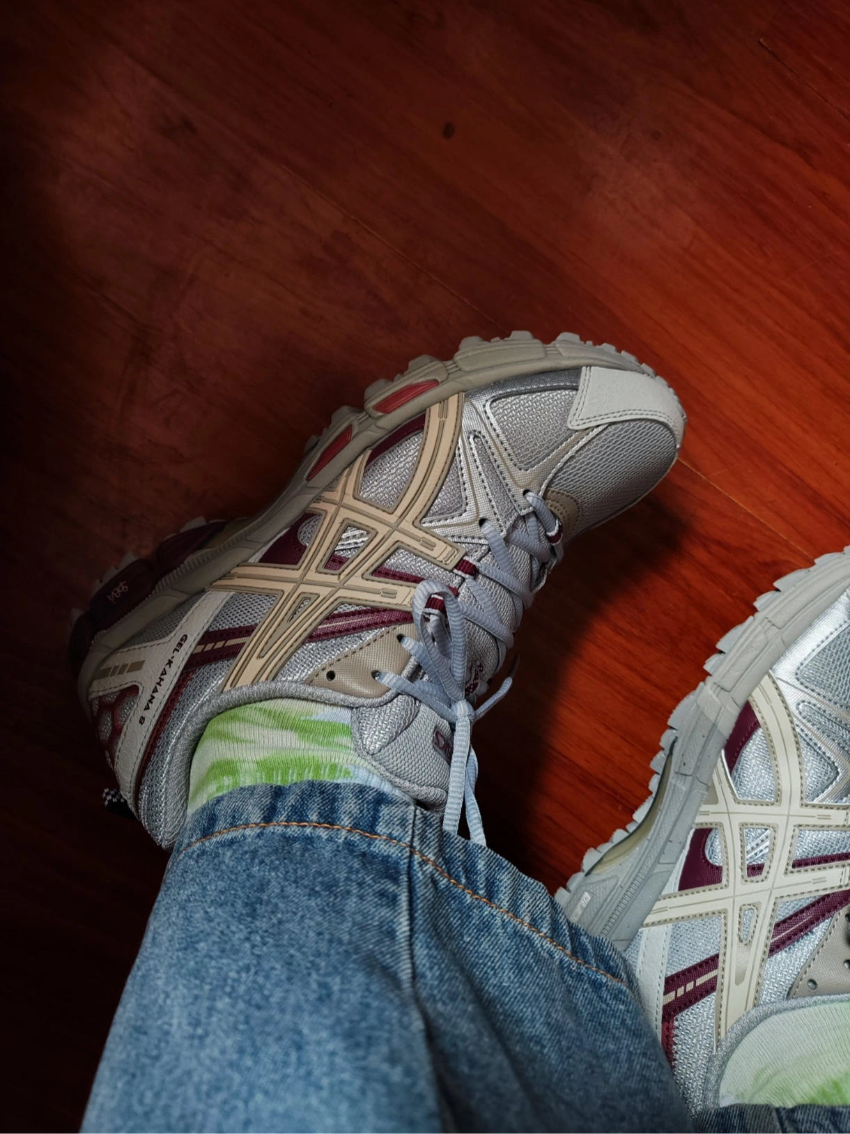 custom review-Asics Gel Kahana 8 Устойчивые к абразиву Низкие Кроссовки для Беговых и Длинных Дистанций Бег Мужские Серые