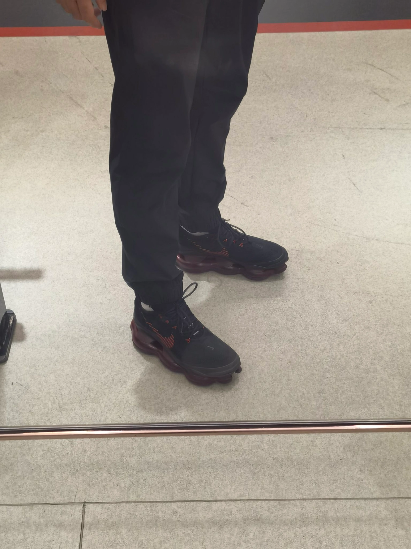custom review-Nike Air Max Scorpion 'Black University Red'