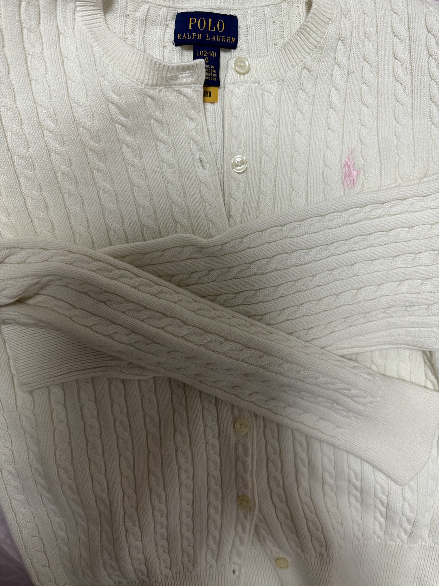 custom review-Polo Ralph Lauren Свитер Белый Детский