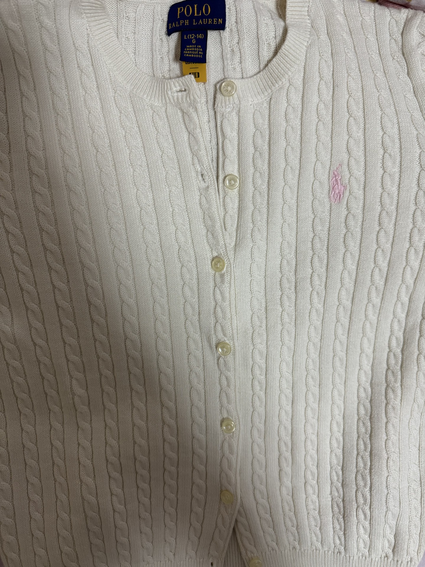 custom review-Polo Ralph Lauren Свитер Белый Детский