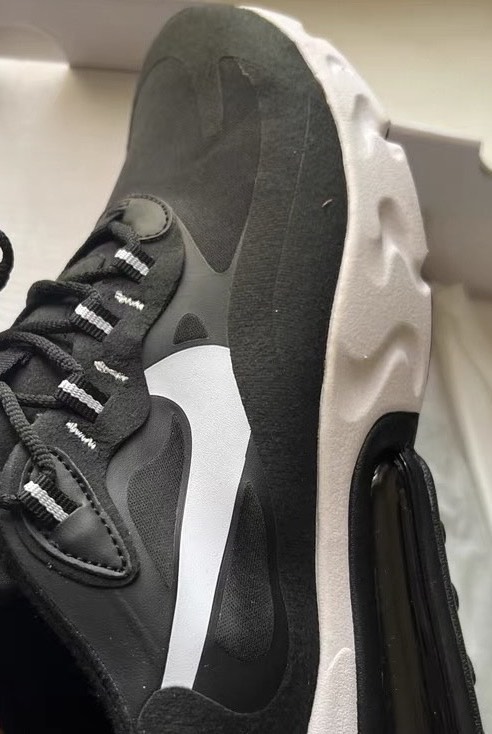 custom review-Nike Air Max 270 Амортизация Износостойкий Низкий Топ Повседневные Беговые Кроссовки Мужские Черные