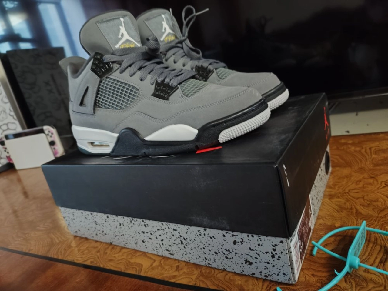 custom review-Air Jordan 4 Retro "Cool Grey" 2019