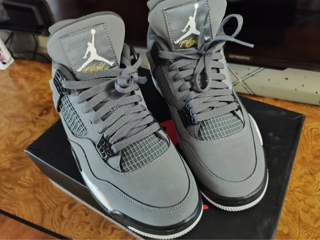 custom review-Air Jordan 4 Retro "Cool Grey" 2019