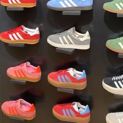 custom review-Adidas Originals GAZELLE INDOOR Обувь Устойчивая к истиранию Низкий Топ Скейтборд Кроссовки Женские Розовые