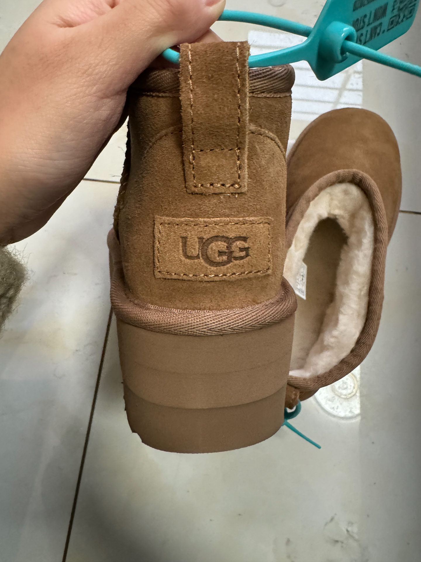 custom review-UGG Classic Ultra Mini Platform 'Chestnut' Women's