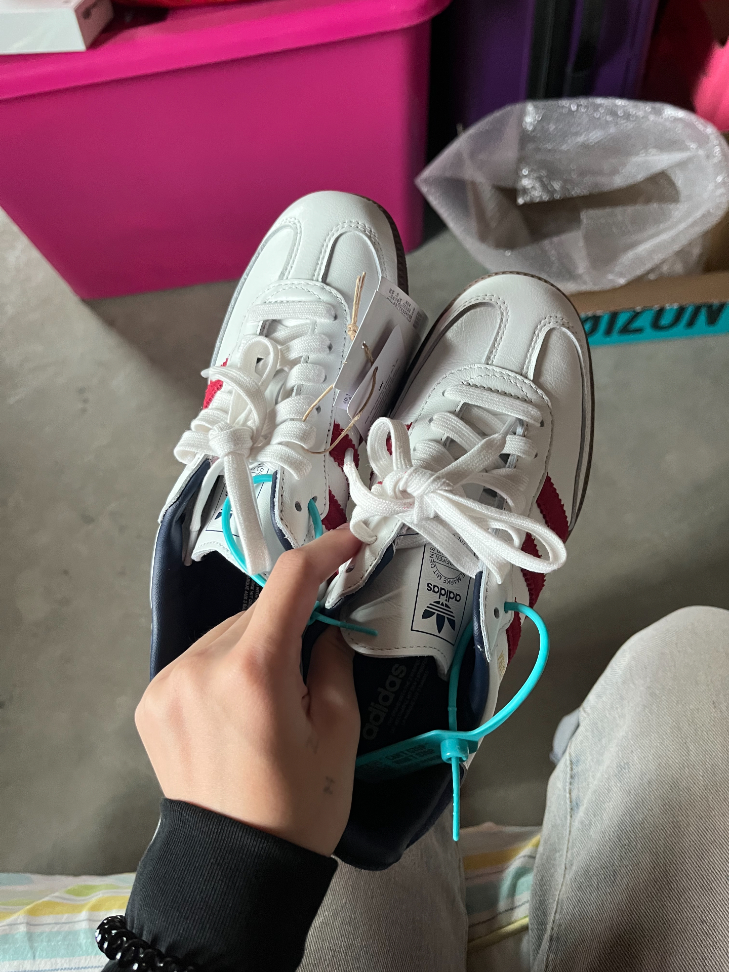 custom review-Adidas Originals SAMBA OG Амортизация и Дышащий Низкий Топ Скейтборд Кроссовки Унисекс Белый Красный