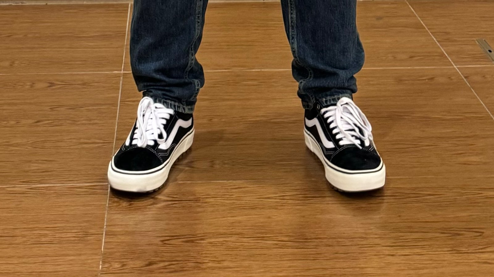 custom review-VANS Old Skool Collection Mte 1 Устойчивые к истиранию низкие скейтбордические кроссовки унисекс черно-белые