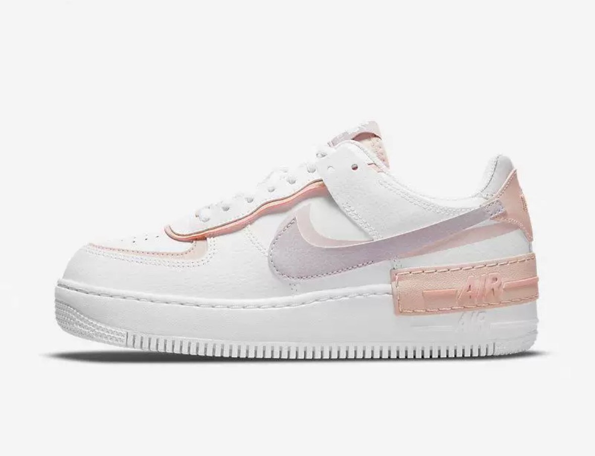 custom review-Nike Air Force 1 Shadow 'Amethyst Gray' Синтетическая кожа Спилок коровьей кожи Искусственная кожа