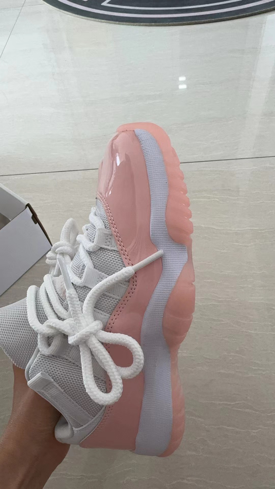 custom review-Jordan Air Jordan 11 Low Женские Низкие Баскетбольные Кроссовки Винтажные Розовые